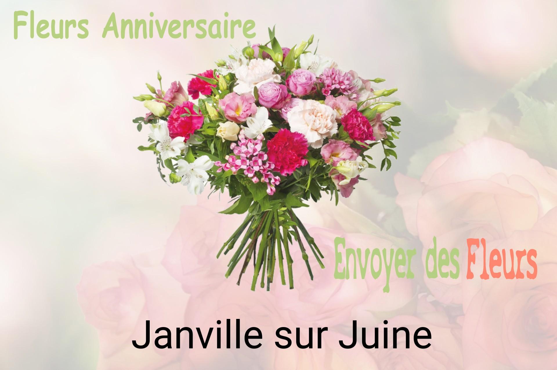 Bouquet de fleurs d’anniversaire livré à Janville-sur-Juine